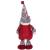 Figurina Craciun, Mos Craciun, picioare telescopice, inaltime extensibila 57-80cm Household NewTrend