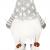 Figurina Craciun, Spiridus pe schiuri, inaltime 33cm Household NewTrend