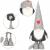 Figurina Craciun, Spiridus, picioare telescopice, inaltime extensibila 82-130cm Household NewTrend