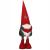 Figurina Craciun, Gnom, picioare telescopice, inaltime extensibila 50-70cm Household NewTrend