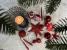 Set globuri si decoratiuni de Craciun, 105 piese, diverse dimensiuni, alb rosu Household NewTrend