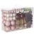Set globuri si decoratiuni de Craciun, 101 piese, diverse dimensiuni, roz auriu Household NewTrend