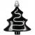 Set globuri si decoratiuni de Craciun, 77 piese, diverse dimensiuni, negru Household NewTrend