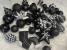 Set globuri si decoratiuni de Craciun, 77 piese, diverse dimensiuni, negru Household NewTrend