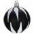 Set globuri si decoratiuni de Craciun, 77 piese, diverse dimensiuni, negru Household NewTrend