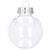 Set globuri de Craciun Inedit, 30 bucati, 6cm, transparente si albastru Household NewTrend
