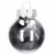 Set globuri de Craciun Inedit, 24 bucati, 5cm, transparente cu interior negru Household NewTrend