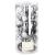 Set globuri de Craciun Inedit, 24 bucati, 5cm, transparente cu interior negru Household NewTrend
