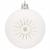 Set globuri de Craciun cu modele de sarbatori, 30 bucati, 7cm, alb auriu Household NewTrend