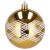 Set globuri de Craciun cu modele de sarbatori, 30 bucati, 7cm, alb auriu Household NewTrend