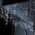 Ghirlanda luminoasa tip perdea 300 LED-uri, 12m, pentru interior/exterior, iluminare alba, cu telecomanda Household NewTrend