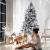 Instalatie lumini pentru bradul de Craciun, 61,5 metri, 1000 LED-uri cu flash, alb Household NewTrend