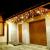 Ghirlanda luminoasa tip perdea cu flash 500 LED-uri, 20m, pentru interior/exterior, iluminare galbena Household NewTrend