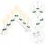 Lumanari decorative de Craciun, stand de lemn, 7 becuri tip LED, culoare alba Household NewTrend