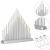 Lumanari decorative de Craciun, 33 becuri tip LED, culoare argintiu Household NewTrend