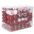 Set globuri si decoratiuni de Craciun, 153 piese, diverse dimensiuni, rosu Household NewTrend