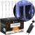Ghirlanda luminoasa tip perdea 400 LED-uri, 3m, pentru interior/exterior, iluminare alba Household NewTrend