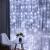 Ghirlanda luminoasa tip perdea 400 LED-uri, 3m, pentru interior/exterior, iluminare alba Household NewTrend