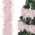 Ghirlanda pentru decor sau bradul de Craciun, model puf si pene, roz, 300cm Household NewTrend