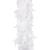 Ghirlanda pentru decor sau bradul de Craciun, model puf si pene, alba, 400cm Household NewTrend