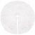Covoras de pus sub bradul de Craciun, diametru 85 cm, imitatie blana alba Household NewTrend