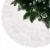 Covoras de pus sub bradul de Craciun, diametru 85 cm, imitatie blana alba Household NewTrend