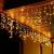 Ghirlanda luminoasa tip perdea 500 LED-uri, 20m, pentru interior/exterior, iluminare galbena, cu telecomanda Household NewTrend