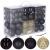 Set globuri de Craciun, 100 bucati, 3-6cm, negru auriu Household NewTrend