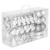 Set globuri si decoratiuni de Craciun, 77 piese, diverse dimensiuni, argintiu Household NewTrend