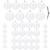 Set globuri de Craciun, 37 bucati, 3-8cm, alb perla Household NewTrend