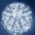 Instalatie tub furtun luminos pentru Craciun, 480 LED-uri, 20m, alb rece Household NewTrend