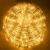 Instalatie tub furtun luminos pentru Craciun, 240 LED-uri, 10m, galben Household NewTrend