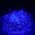 Ghirlanda luminoasa tip perdea 300 LED-uri, 12m, pentru interior/exterior, iluminare albastra Household NewTrend