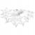(DL) Instalatie lumina tip perdea cu 138 LED-uri, 2m, pentru interior/exterior, iluminare alb rece Household NewTrend