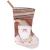 Decoratiune Craciun, soseta pentru cadouri cu Mos Craciun 45cm, maro Household NewTrend