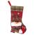 Decoratiune Craciun, soseta pentru cadouri cu om de zapada, 42cm, rosu Household NewTrend