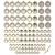 Set globuri de Craciun, 100 bucati, 3-6cm, auriu Household NewTrend