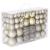 Set globuri de Craciun, 100 bucati, 3-6cm, auriu Household NewTrend