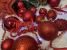 Set globuri si decoratiuni de Craciun, 51 piese, diverse dimensiuni, rosu Household NewTrend
