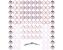 Set globuri de Craciun, 100 bucati, 6cm, roz Household NewTrend