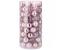 Set globuri de Craciun, 100 bucati, 6cm, roz Household NewTrend