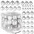 Set globuri de Craciun, 37 bucati, 3-8cm, argintiu Household NewTrend