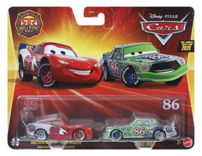 CARS3 SET 2 MASINUTE METALICE FULGER MCQUEEN SI CHICK HICKS SuperHeroes ToysZone