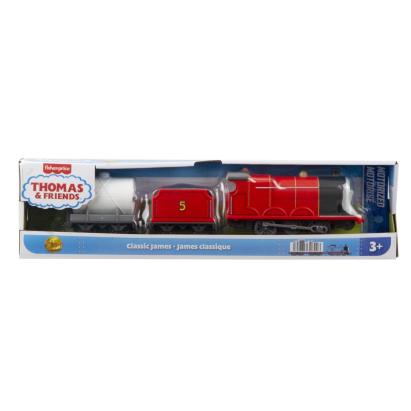 THOMAS LOCOMOTIVA MOTORIZATA CLASIC JAMES CU 2 VAGOANE SuperHeroes ToysZone