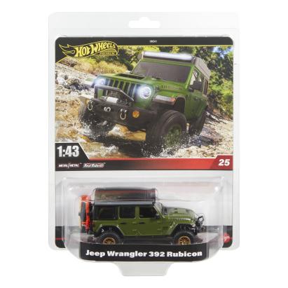 HOT WHEELS PREMIUM REAL RIDERS MASINUTA METALICA JEEP WRANGLER 392 RUBICON SCARA 1 LA 43 SuperHeroes ToysZone