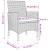 Set mobilier de exterior cu perne, 3 piese, bej, poliratan GartenMobel Dekor