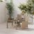 Set mobilier de exterior cu perne, 3 piese, bej, poliratan GartenMobel Dekor