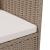Set mobilier de exterior cu perne, 3 piese, bej, poliratan GartenMobel Dekor