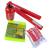 Kit siguranta auto RoGroup – trusa medicala, 2 x triunghi, stingator, vesta + geanta depozitare Automobile ProTravel