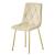 Scaun bucatarie/living, Artool, Libra, catifea, metal, bej si auriu, 45x54x86.5 cm GartenVIP DiyLine